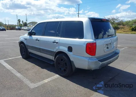 2004 Honda Pilot Lx из США, поврежденный, VIN 2HKYF18154H582903